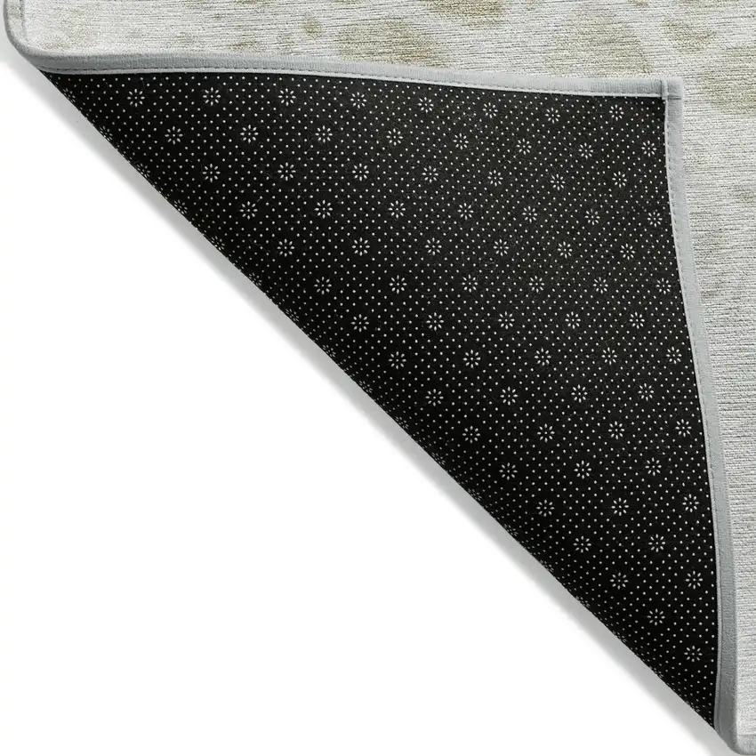 Taupe Beige And Ivory Nautical Washable Indoor Outdoor Area Rug Photo 4