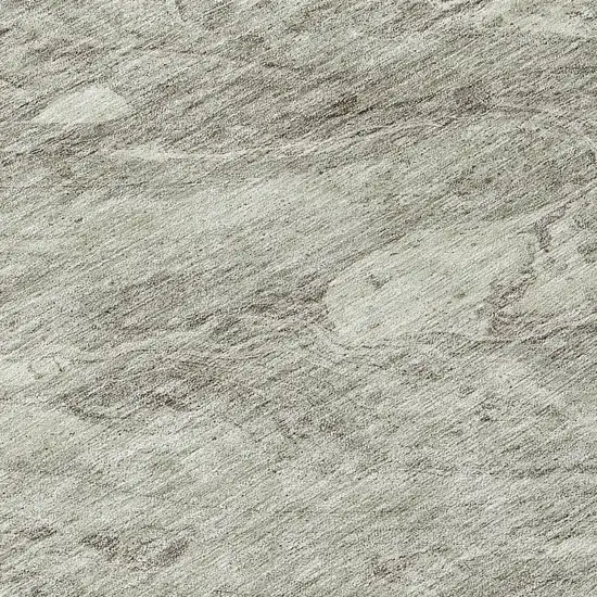 Taupe Beige And Tan Abstract Washable Indoor Outdoor Area Rug Photo 8