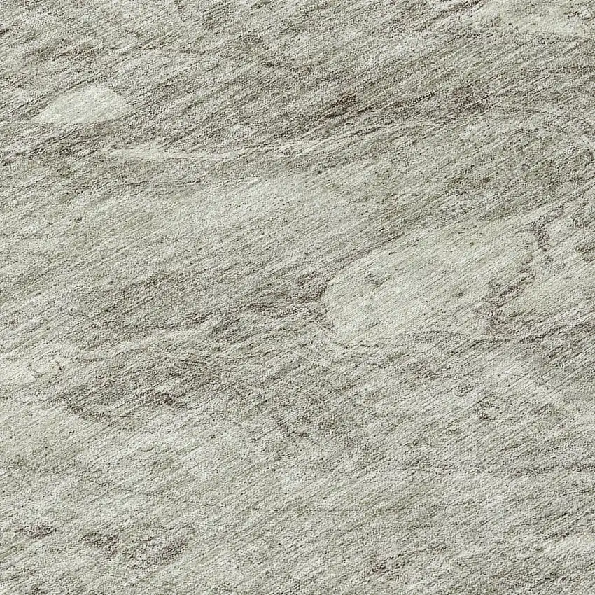 Taupe Beige And Tan Abstract Washable Indoor Outdoor Area Rug Photo 8