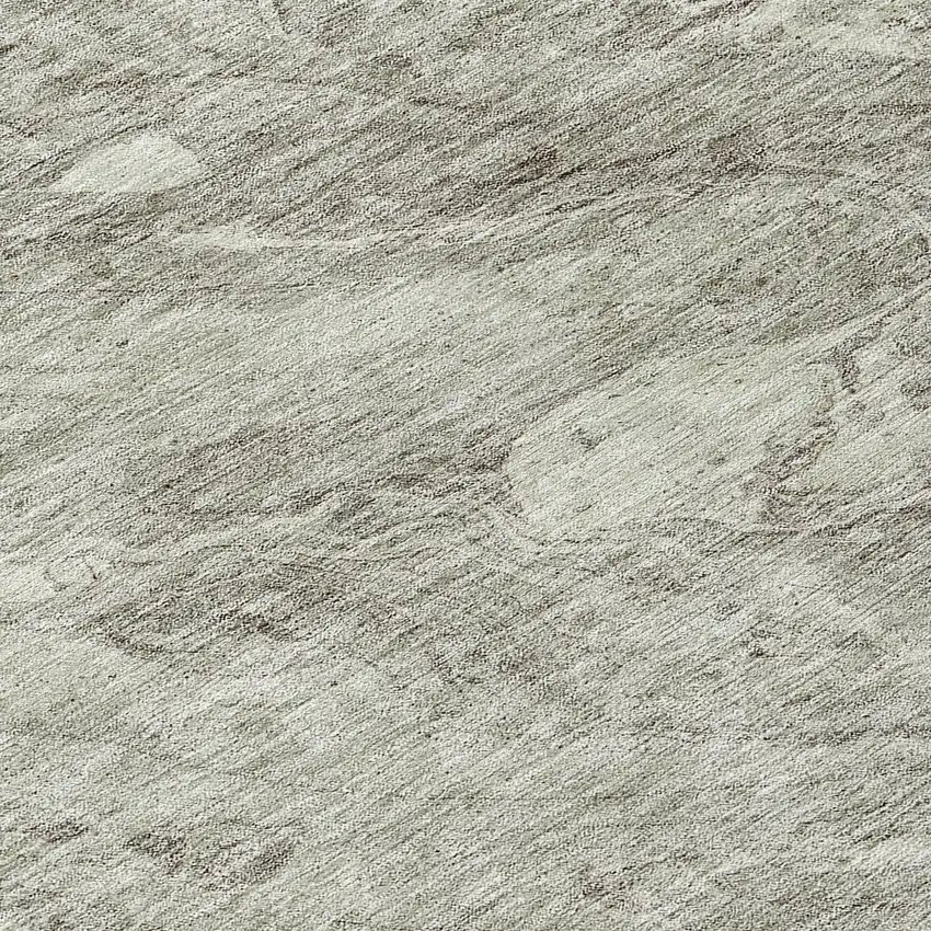 Taupe Beige And Tan Abstract Washable Indoor Outdoor Area Rug Photo 9