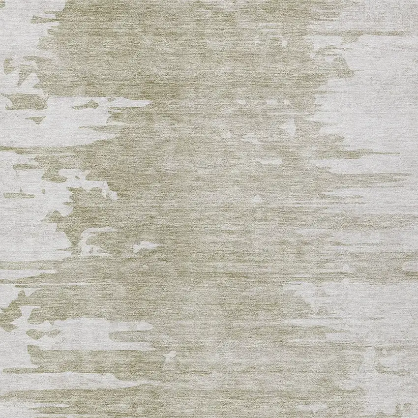 Taupe Beige And Tan Abstract Washable Indoor Outdoor Area Rug Photo 5