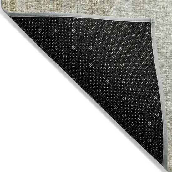 Taupe Beige And Tan Geometric Washable Indoor Outdoor Area Rug Photo 4