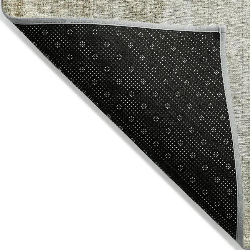 Taupe Beige And Tan Geometric Washable Indoor Outdoor Area Rug Photo 4