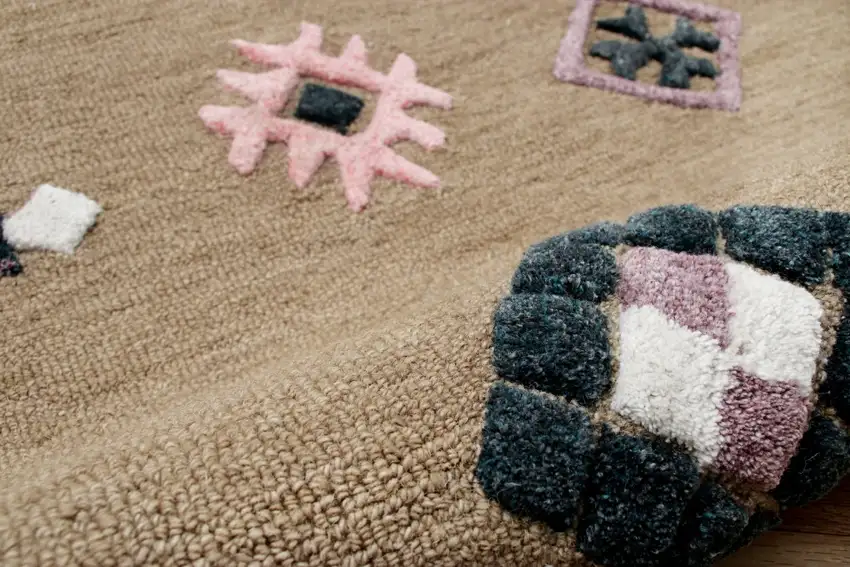 Taupe Boho Chic Motif Area Rug Photo 6