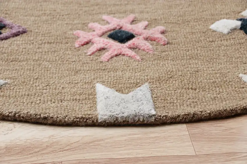 Taupe Boho Chic Motif Area Rug Photo 5