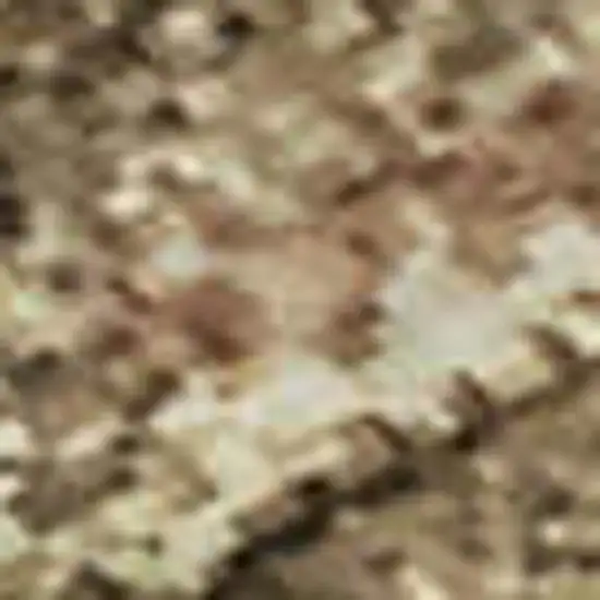 Taupe Brown And Copper Striped Washable Area Rug With UV Protection Photo 2