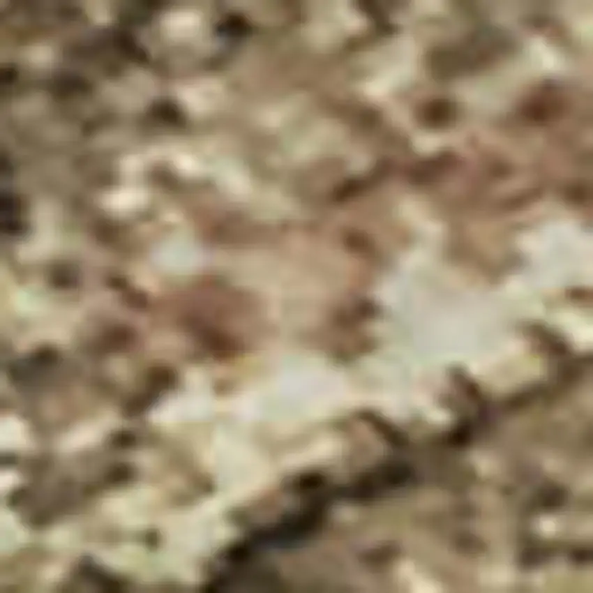 Taupe Brown And Copper Striped Washable Area Rug With UV Protection Photo 2