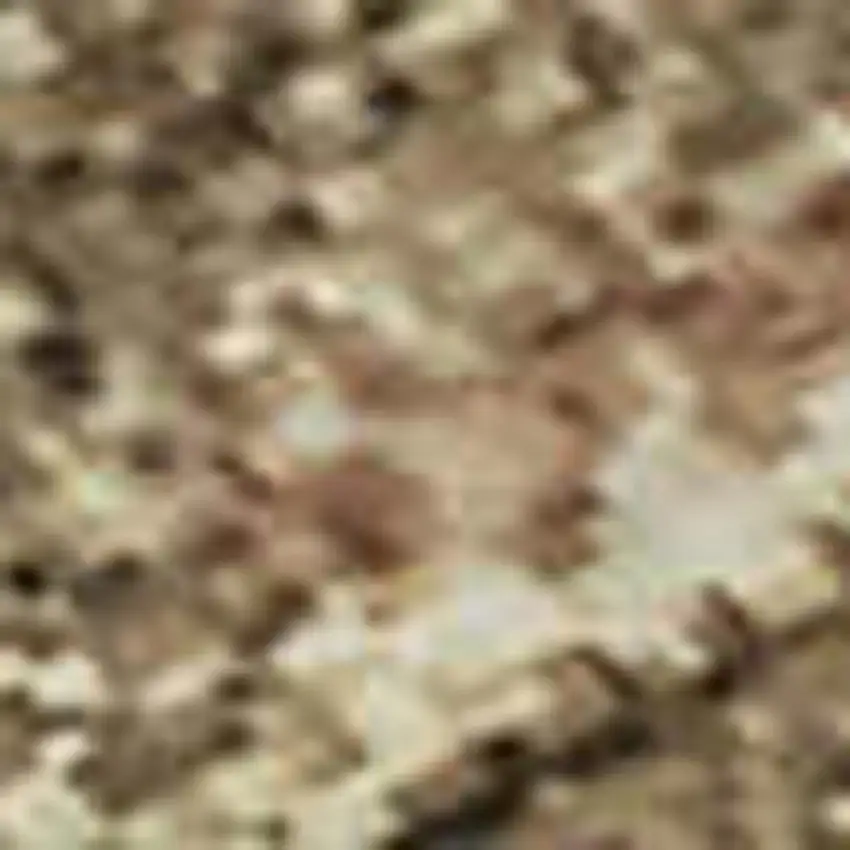 Taupe Brown And Copper Striped Washable Area Rug With UV Protection Photo 2