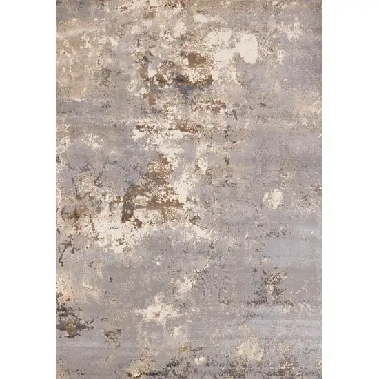 Taupe Brown And Gray Abstract Area Rug Photo 2