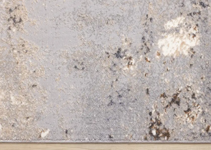 Taupe Brown And Gray Abstract Area Rug Photo 9