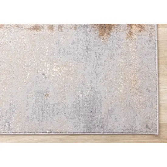 Taupe Brown And Gray Abstract Area Rug Photo 7