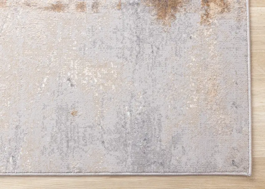 Taupe Brown And Gray Abstract Area Rug Photo 7