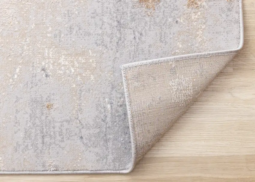 Taupe Brown And Gray Abstract Area Rug Photo 8