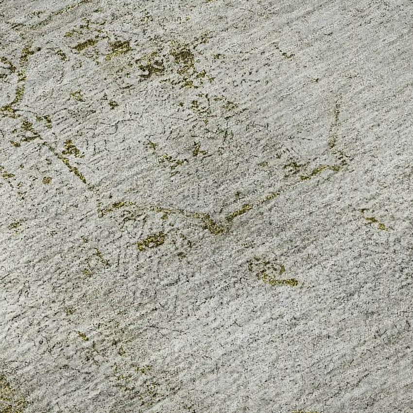 Taupe Brown And Gray Oriental Washable Area Rug With UV Protection Photo 9