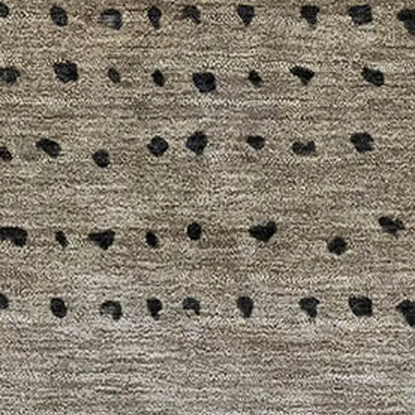 Taupe Charcoal And Gray Abstract Washable Area Rug With UV Protection Photo 3