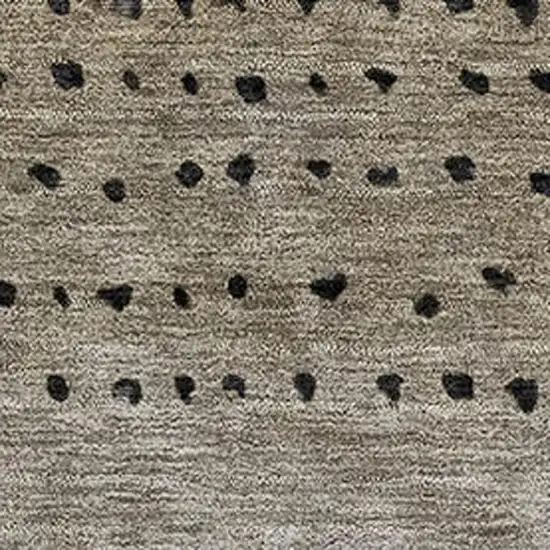 Taupe Charcoal And Gray Abstract Washable Area Rug With UV Protection Photo 3