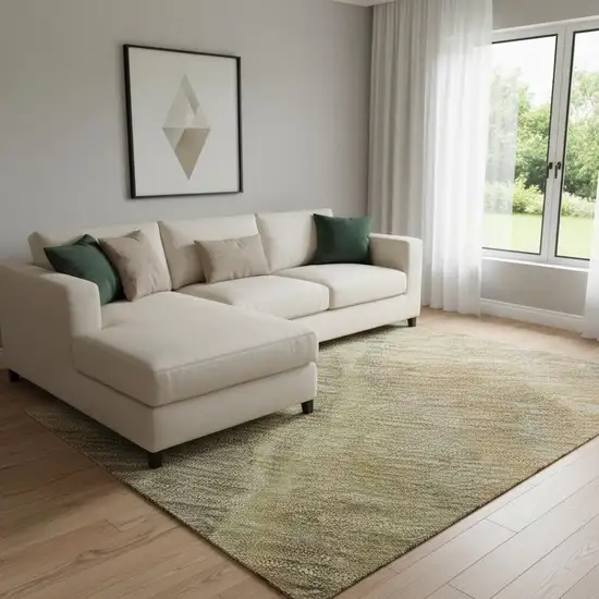 Taupe Copper And Brown Abstract Washable Area Rug With UV Protection Photo 2