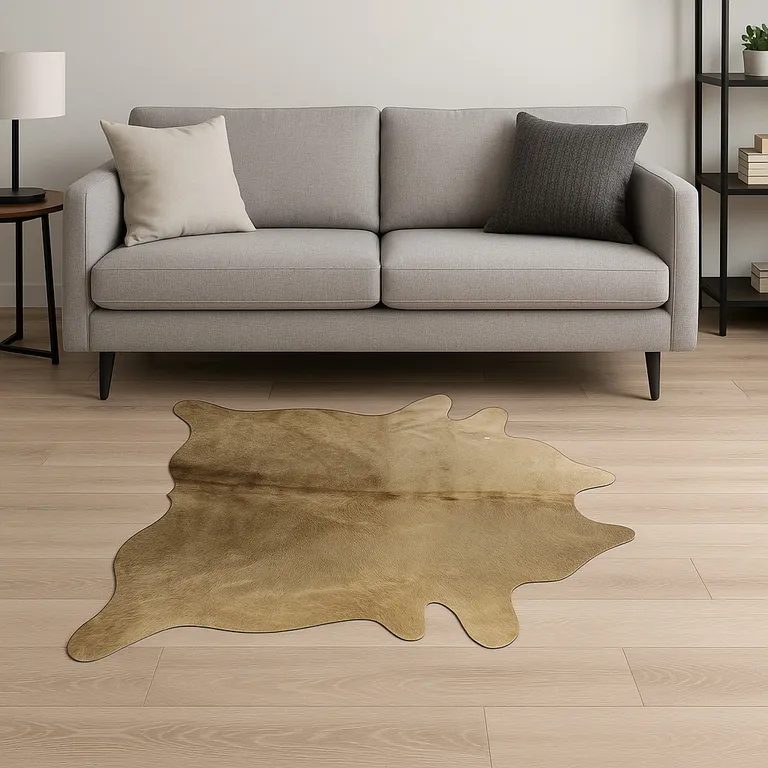 Taupe Cowhide - Area Rug Photo 1