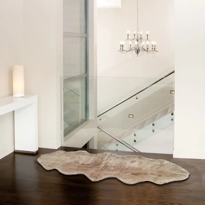 Taupe Double Sheepskin - Area Rug Photo 4