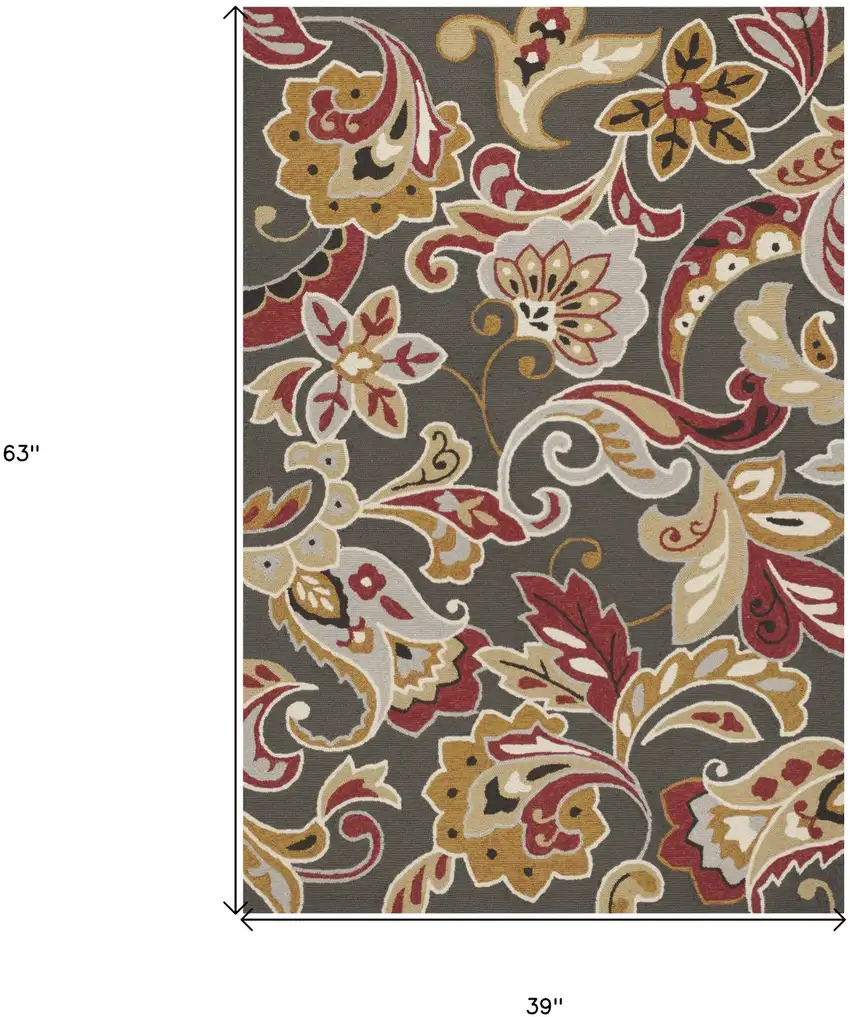 Taupe Hand Tufted Area Rug Photo 3