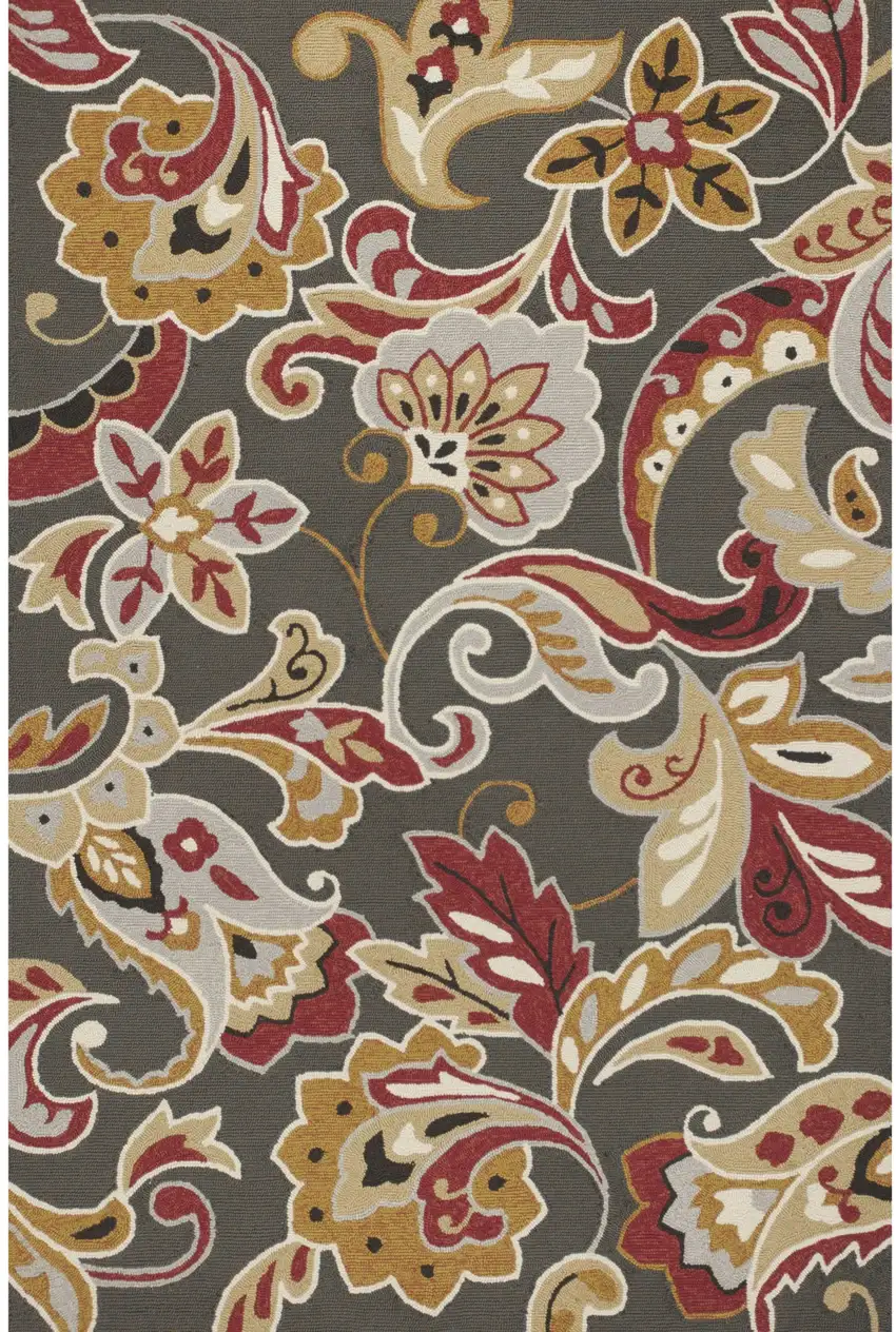 Taupe Hand Tufted Area Rug Photo 2