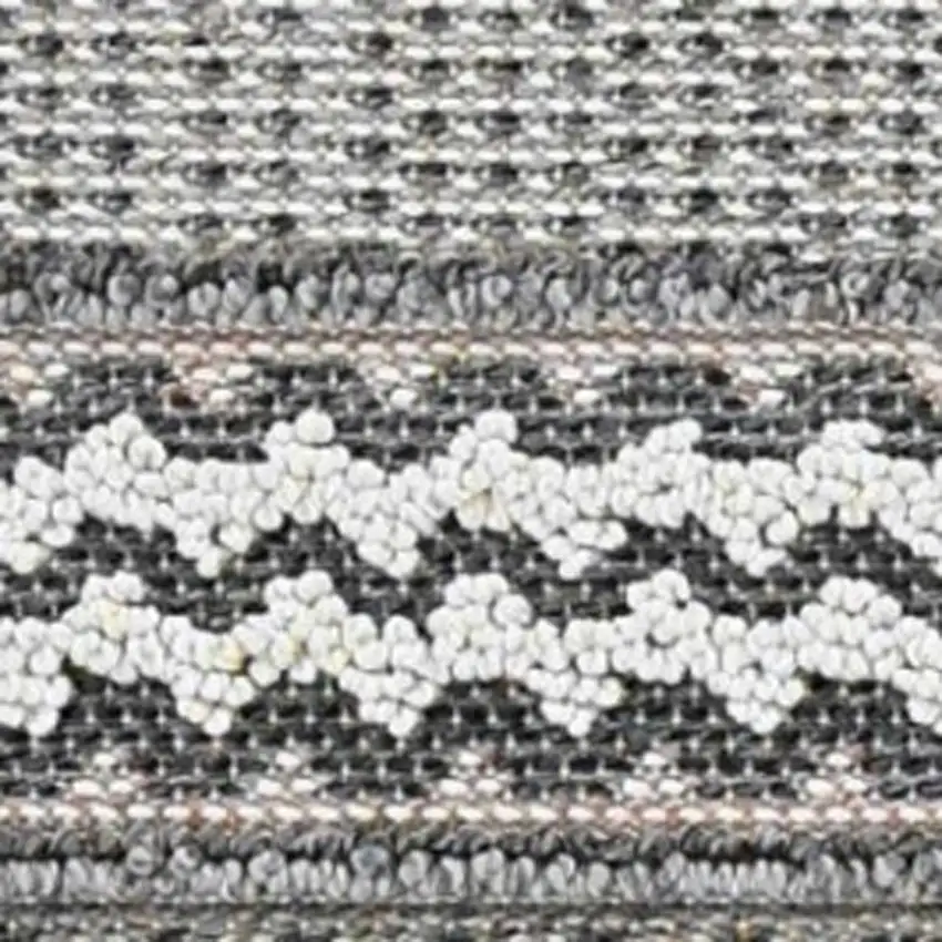 Taupe Striped Area Rug Photo 3