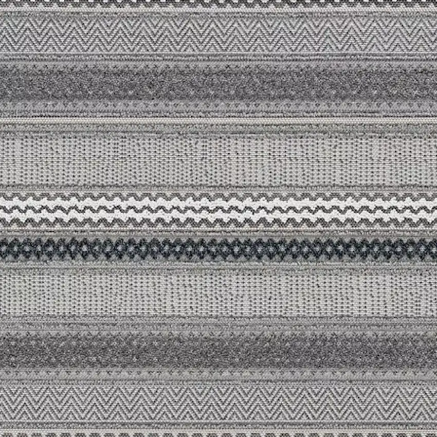 Taupe Geometric Patterns Indoor Area Rug Photo 4