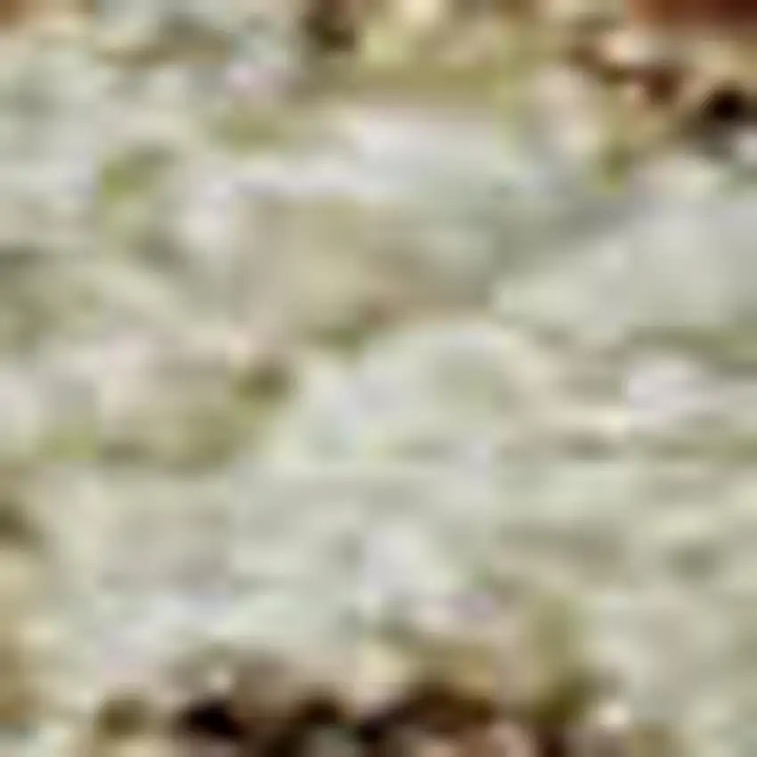 Taupe Gold And Blue Abstract Washable Area Rug With UV Protection Photo 2