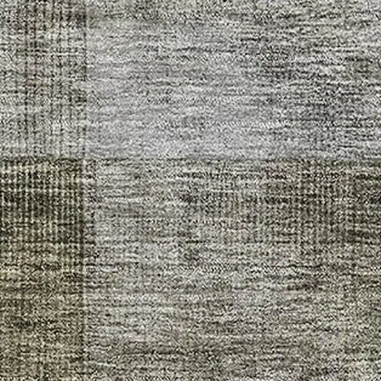 Taupe Gold And Gray Abstract Washable Area Rug With UV Protection Photo 4