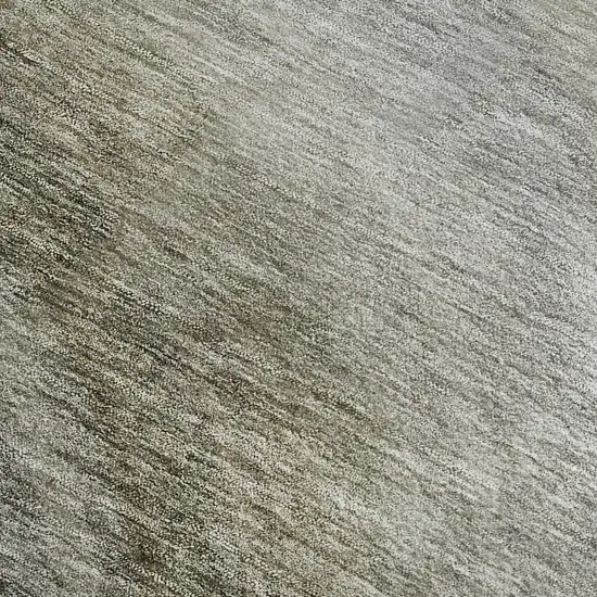 Taupe Gold And Gray Ombre Washable Area Rug With UV Protection Photo 3