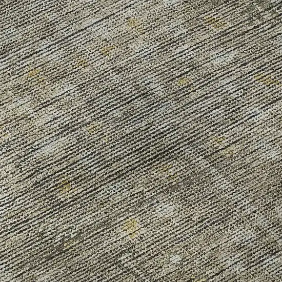 Taupe Gray And Beige Southwestern Washable Area Rug With UV Protection Photo 9