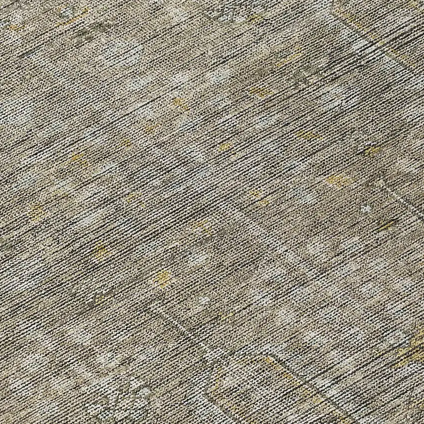 Taupe Gray And Beige Southwestern Washable Indoor Outdoor Area Rug Photo 8