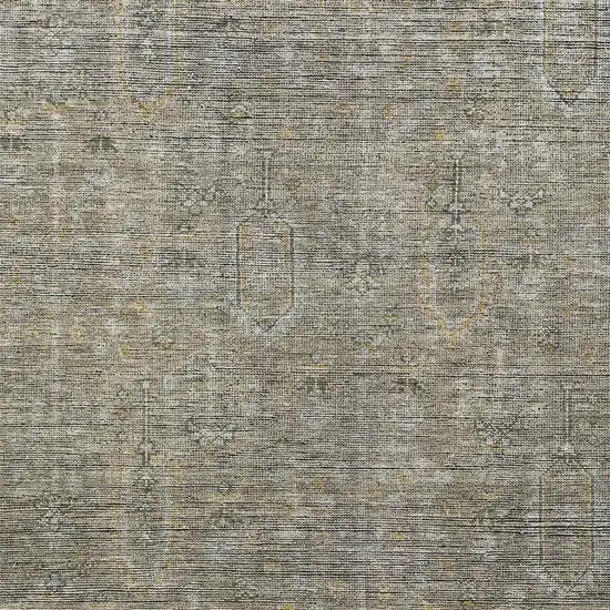 Taupe Gray And Beige Southwestern Washable Indoor Outdoor Area Rug Photo 5
