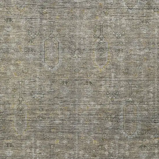 Taupe Gray And Beige Southwestern Washable Indoor Outdoor Area Rug Photo 6