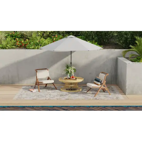 Gray Black And Brown Geometric Hand Woven Area Rug With Fringe Photo 6