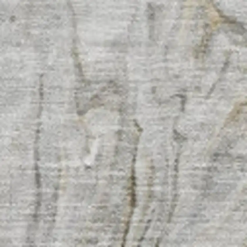 Taupe Gray And Ivory Abstract Washable Area Rug With UV Protection Photo 2