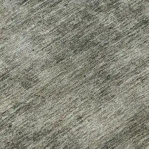 Photo of Taupe Gray And Khaki Abstract Washable Area Rug With UV Protection