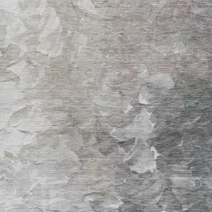 Photo of Taupe Gray And Silver Abstract Washable Area Rug With UV Protection