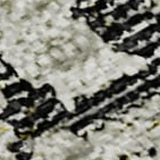 Taupe Green And Gray Abstract Washable Area Rug With UV Protection Photo 3