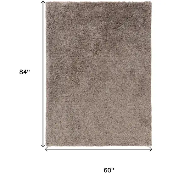 Taupe Hand Loomed Area Rug Photo 3