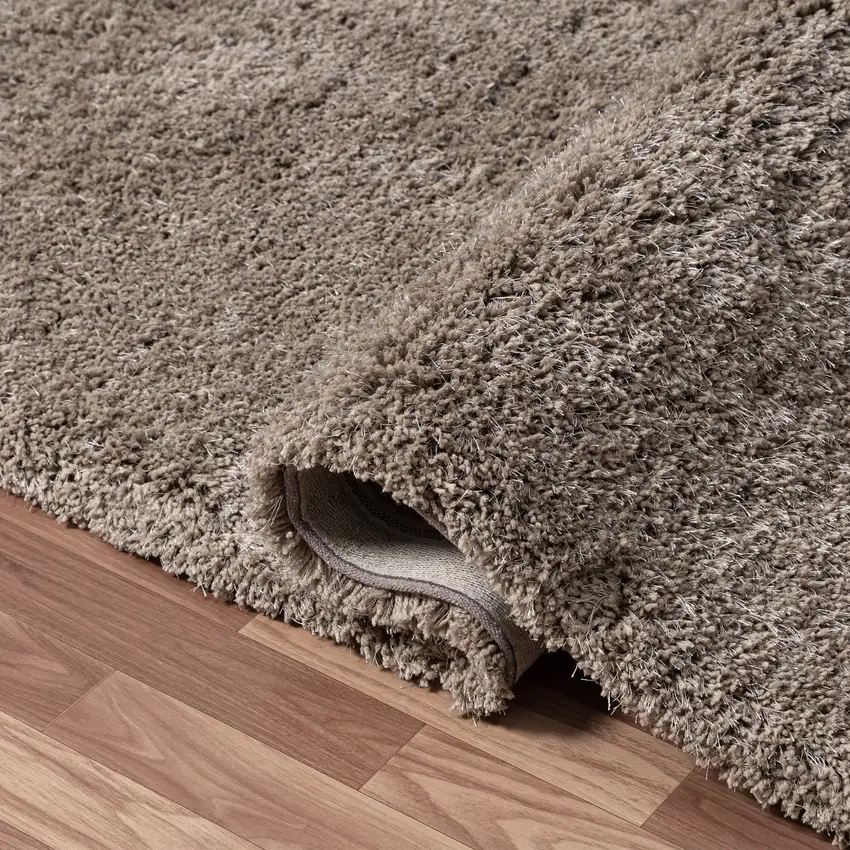 Taupe Hand Loomed Area Rug Photo 6