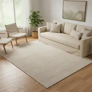 Photo of Taupe Hand Woven Area Rug