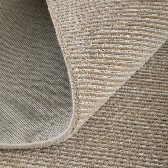 Taupe Hand Woven Area Rug Photo 9
