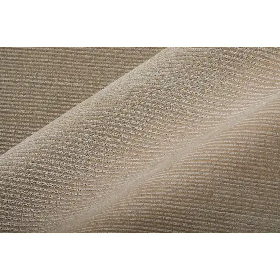 Taupe Hand Woven Area Rug Photo 7