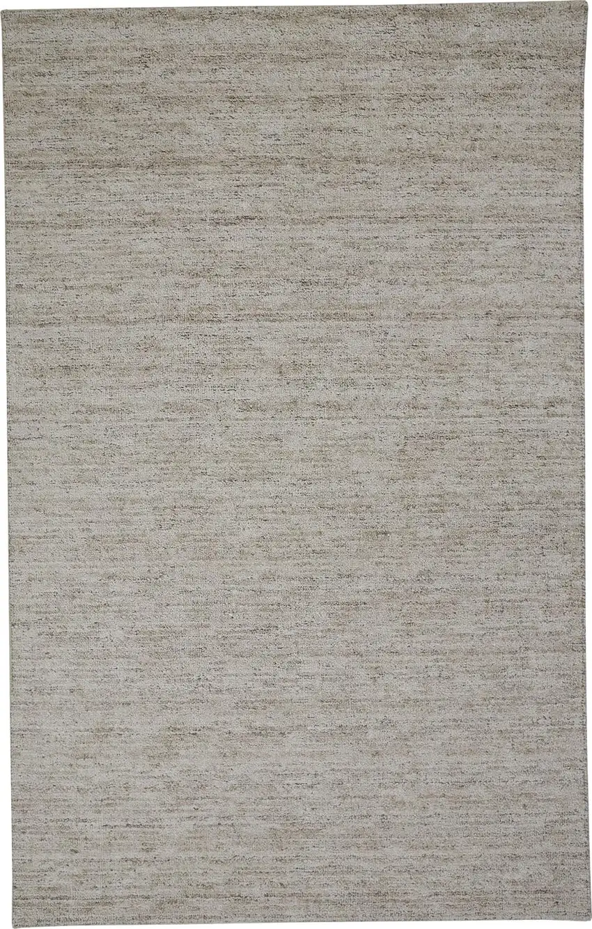 Taupe Hand Woven Area Rug Photo 1