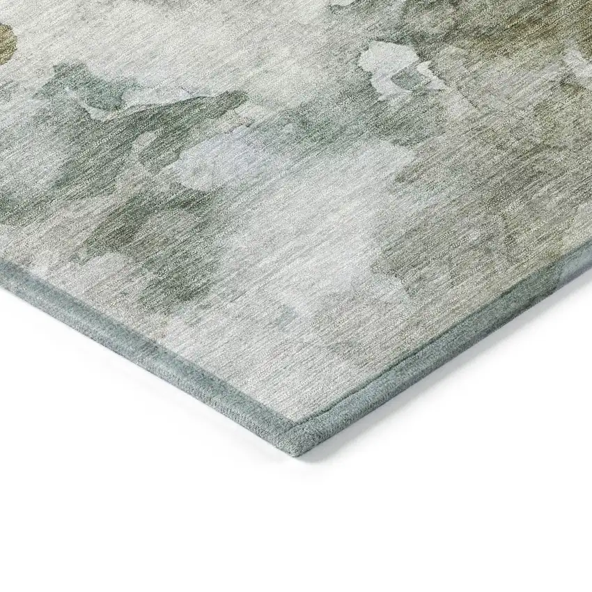 Taupe Ivory And Charcoal Owl Washable Indoor Outdoor Area Rug Photo 6