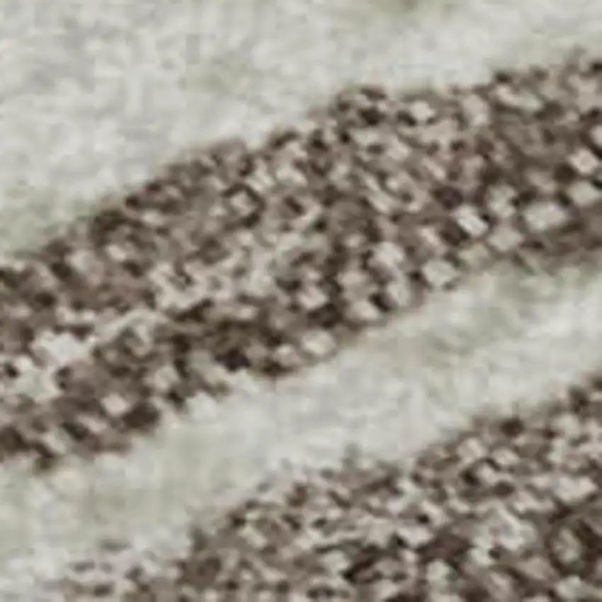 Taupe Ivory And Gold Abstract Washable Area Rug With UV Protection Photo 2