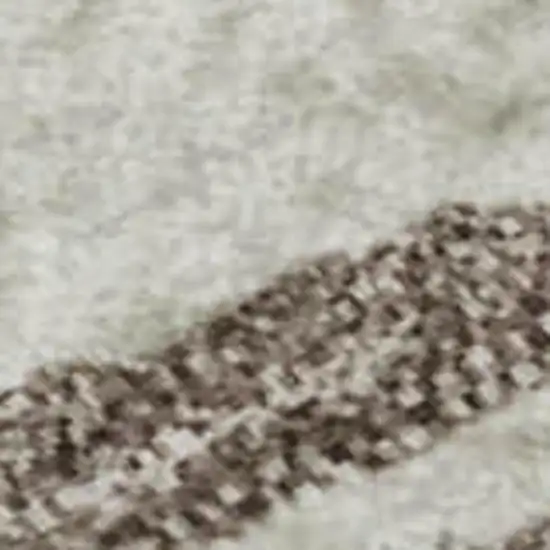 Taupe Ivory And Gold Abstract Washable Area Rug With UV Protection Photo 2