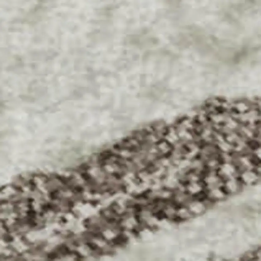 Taupe Ivory And Gold Abstract Washable Area Rug With UV Protection Photo 2