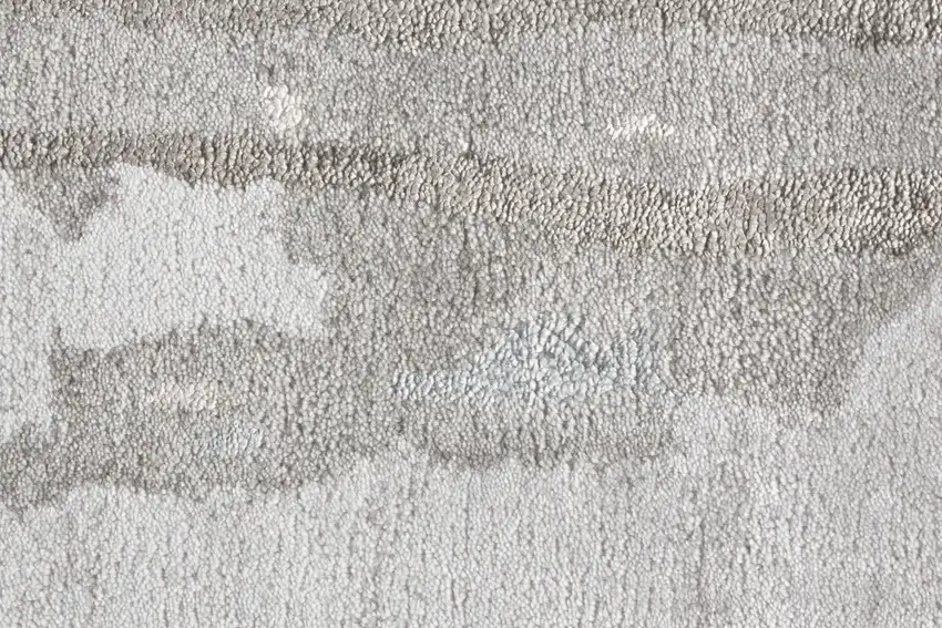 Taupe Ivory And Gray Abstract Tufted Handmade Area Rug Photo 9